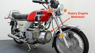 Let's Have A Close Look At The Hercules W-2000: The World's First Rotary Motorcycle